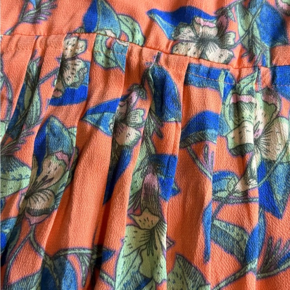 Free People Orange Dear You Backless Straps Mini Dress w/ Pockets Size S - Picture 4 of 12